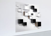 minimalist design lacquered wall shelf SKINS  MAGNETIC SPIRIT