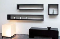 minimalist design metal wall shelf IRONY WALL RACK by Maurizio Peregalli ZEUS