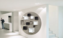 minimalist design modular metal shelf  MAGNETIC SPIRIT