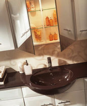mirrored bathroom wall cabinet HI-LINE UNITS - ONDINE DOOR STYLE AMBIANCE BAIN