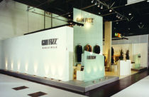 mobile partition without floor guiding rail MONOLITHIC WALL MBA-Design & Display Produkt
