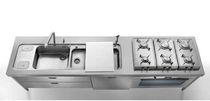 modular commercial kitchen A5-5158/2C1V1V8 ALPES-INOX