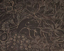 motif fabric ETHNIQUE : PANTHERE NOIRE  CREATIONS METAPHORES