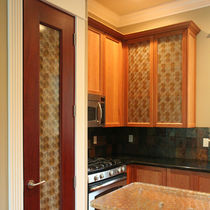 motif fabric TAN & CREAM CONCENTRIC Lumicor