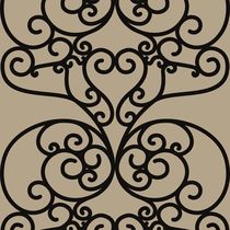 motif linen fabric SWIRL Timorous Beasties
