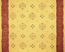 motif silk fabric LIGHT SNOW Nomi Fabrics