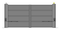 motorized swing gate CITADIN DESIGN PORTEO