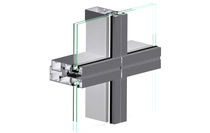 mullion and transom curtain wall (aluminium and glass) SYSTEM 8700 & 8800 EFCO