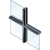 mullion and transom curtain wall (aluminium and glass) SERIES 401 (NT) EFCO
