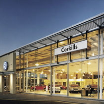 mullion and transom curtain wall (aluminium and glass) 20CW  ALCOA ARCHITECTURAL PRODUCTS