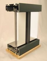 mullion and transom curtain wall (aluminium and glass) PG 123&reg; ISOWEB&reg; ALCOA ARCHITECTURAL PRODUCTS