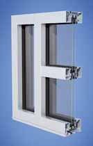 mullion and transom curtain wall (aluminium and glass) YES 45 XT YKK AP
