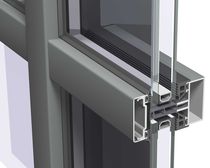 mullion and transom curtain wall (aluminium and glass) CW 50 / CW 50-FV Reynaers Aluminium