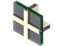mullion and transom curtain wall (aluminium and glass) XTHERM� SYSTEM 5500X EFCO