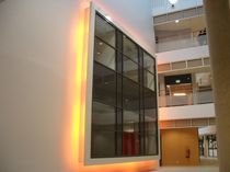 mullion and transom fire proof curtain wall (steel and glass)  BAUMERT