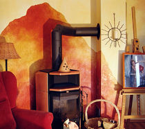 natural decorative lime plaster with marbre grains (for interior) LIME WALL FINISH : FINE TEXTURE Kreidezeit Naturfarben