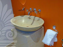 natural stone counter top washbasin JERUSALEM GOLD LimeStone Gallery