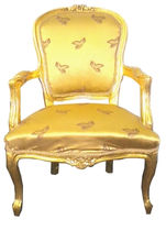 new baroque design armchair PATTERN / GOLD MOD3 Casa Padrino / Demotex GmbH