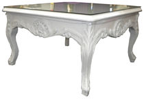 new baroque design coffee table WHITE Casa Padrino / Demotex GmbH