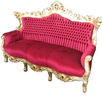 new baroque design sofa MASTER BORDEAUX / GOLD Casa Padrino / Demotex GmbH