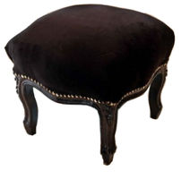 new baroque design stool BLACK Casa Padrino / Demotex GmbH