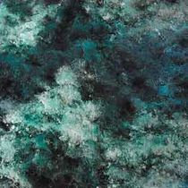 non-slip float glass panel (for floors) FAUX EMERALD/MINT  Nathan Allan Glass Studios Inc