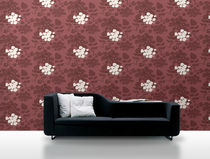 non-woven wallpaper: floral pattern SAGA: 2434 Decor Maison