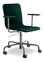 office chair with armrests SOHO by Naoto Fukasawa The Chair Factory