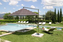 offset patio umbrella GIRASOLE EVOLUTION GARDEN ART