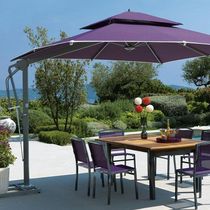offset patio umbrella PAGODA ROLAND VLAEMYNCK