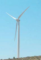 onshore three-bladed horizontal axis wind turbine VENSYS 1.5 MW Vensys