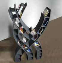organic design concrete CD/DVD shelf TREE COMPACT CONCRETE