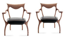 organic design wood chair HYPNOS by Roberto Lazzeroni CECCOTTI COLLEZIONI