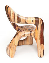 organic design wood chair CORSICAN by Spencer & Young Todd Merrill Studio Contemporary