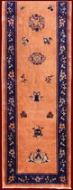 oriental floral patterned rug ANTIQUE PEKING  bersanetti giovanni