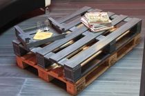 original design coffee table Palette en zinc Dezinc
