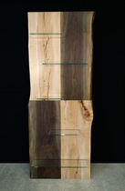 original design glass and wood shelf 0159 JOHN HOUSHMAND