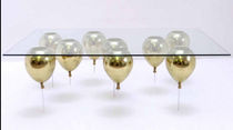 original design glass coffee table UP by Christopher Duffy Duffy London