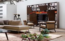 original design lacquered wood TV wall unit LES CONTEMPORAINS: LATINA by M. Fumagalli  ROCHE BOBOIS