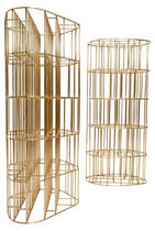 original design metal bookcase CAGE by Vincenzo De Cotiis CECCOTTI COLLEZIONI