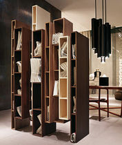 original design modular wooden bookcase SKYLINE by Vincenzo De Cotiis CECCOTTI COLLEZIONI