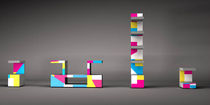 original design plastic shelf by Alessandro Mendini I POLICROMI Domodinamica by Modular