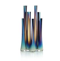 original design vase (blown glass) TUBES TSUNAMI GLASSWORKS