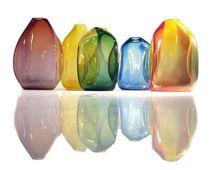 original design vase (blown glass) SOFT BOX TSUNAMI GLASSWORKS