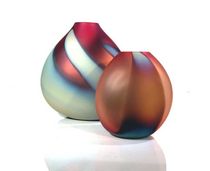 original design vase (blown glass) DROP TSUNAMI GLASSWORKS
