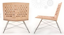 original design wood armchair WAVE: RNM 255I by Salih Teskeredzic  rukotvorine