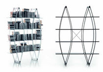 original design wooden and metal shelf MONDO by Marcello Ziliani Sintesi