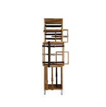 original design wooden bookcase OSCAR by Beto Salvi Habitart