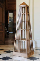 original design wooden bookcase BIBLOS by Alexis de La Falaise Tectona