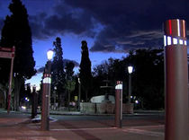 outdoor bollard light for public spaces (LED) DALIA : IBDAL100 Benito